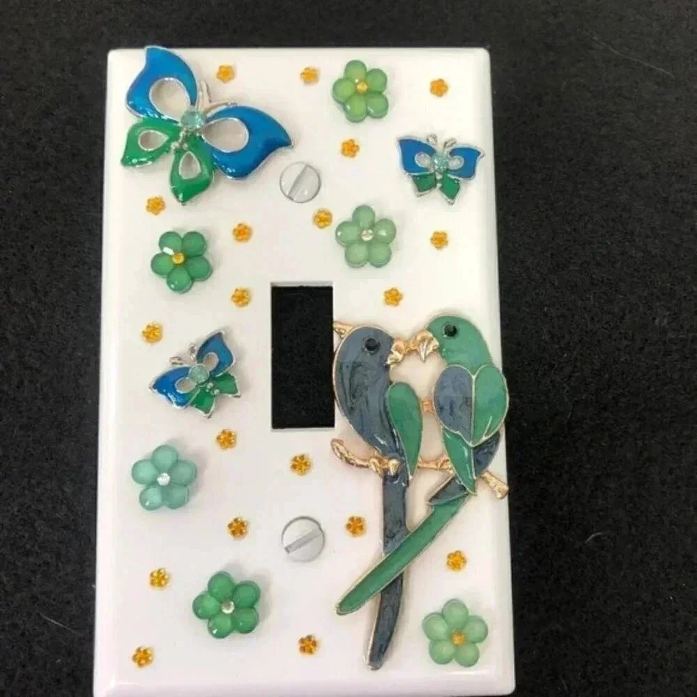 💕2/$25💕 Birds Light Switch Plate Cover Handcrafted